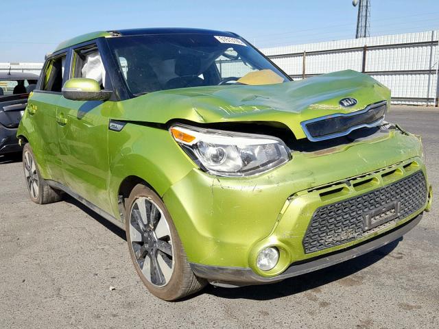 KNDJX3A55F7771663 - 2015 KIA SOUL ! GREEN photo 1