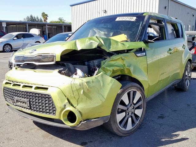 KNDJX3A55F7771663 - 2015 KIA SOUL ! Yaşıl foto 2