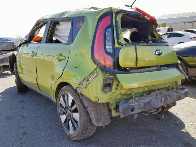 KNDJX3A55F7771663 - 2015 KIA SOUL ! GREEN photo 3