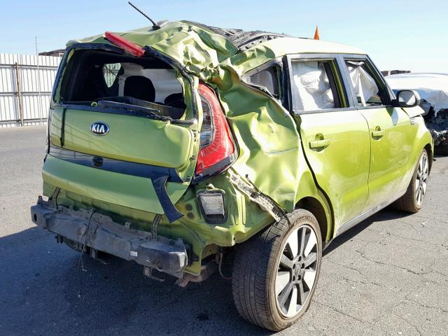 KNDJX3A55F7771663 - 2015 KIA SOUL ! GREEN photo 4