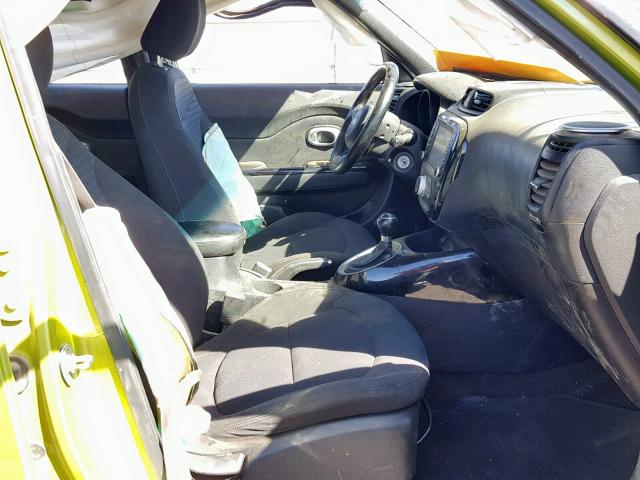KNDJX3A55F7771663 - 2015 KIA SOUL ! Yaşıl foto 5