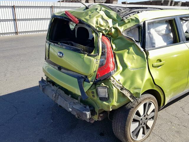 KNDJX3A55F7771663 - 2015 KIA SOUL ! GREEN photo 9