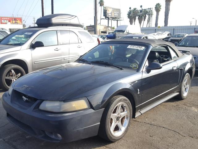 1FAFP46VX1F206303 - 2001 FORD MUSTANG CO BLACK photo 2