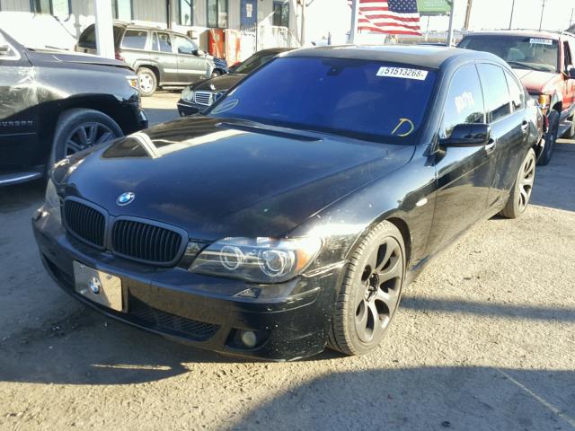 WBAHL83506DT01463 - 2006 BMW 750 I BLACK photo 2