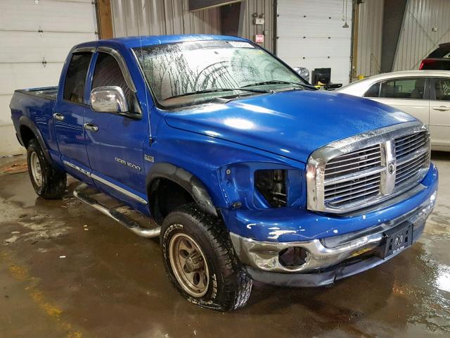 1D7HU18257S254505 - 2007 DODGE RAM 1500 S BLUE photo 1