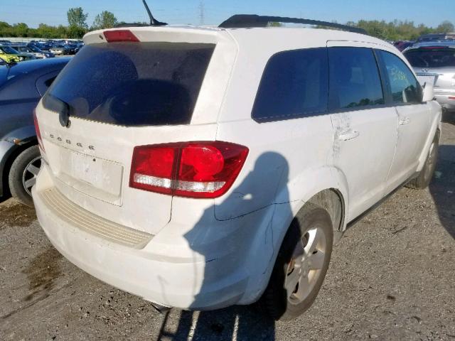 3D4PG1FG4BT521297 - 2011 DODGE JOURNEY MA WHITE photo 4