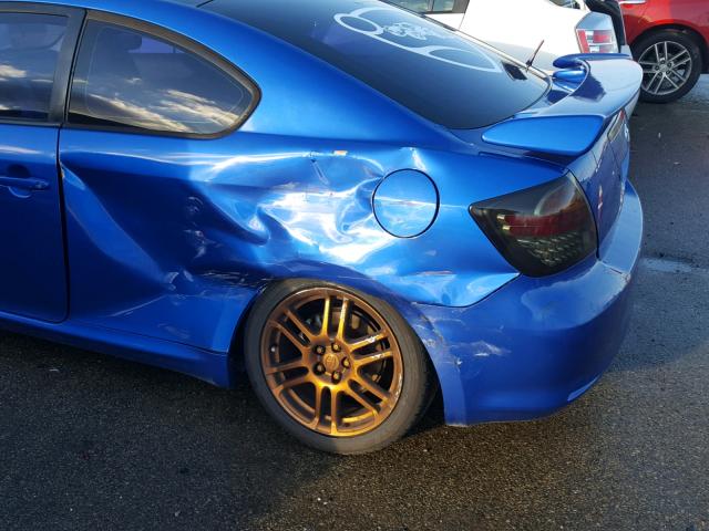 JTKDE167X60134495 - 2006 TOYOTA SCION TC ლურჯი ფოტო 9