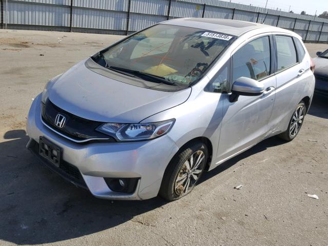 JHMGK5H70GX043373 - 2016 HONDA FIT EX SILVER photo 2