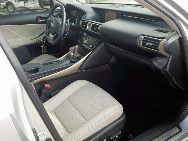 JTHBF1D27E5007660 - 2014 LEXUS IS 250 SILVER photo 5