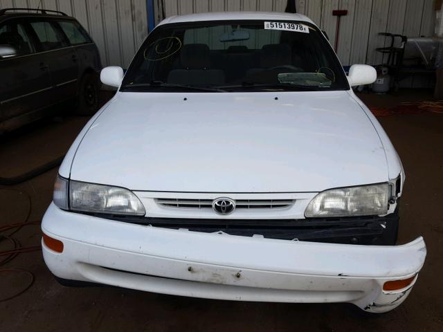 1NXBB02E1TZ430480 - 1996 TOYOTA COROLLA DX WHITE photo 9