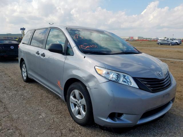 5TDZK3DC9DS280396 - 2013 TOYOTA SIENNA GRAY photo 1