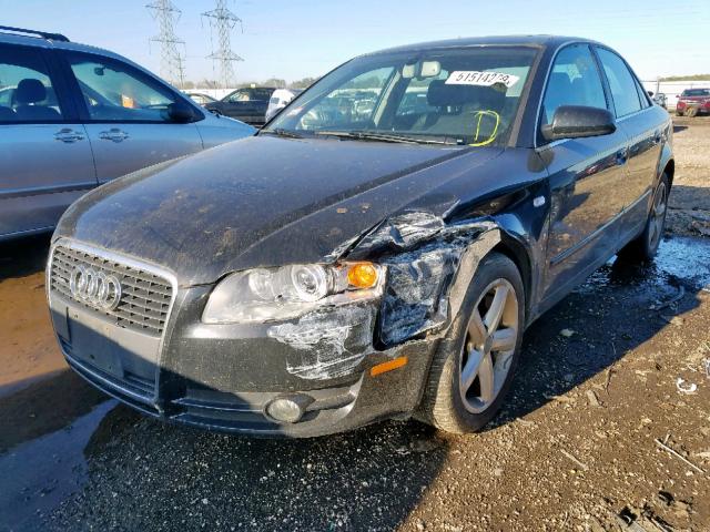 WAUDH78E77A062824 - 2007 AUDI A4 3.2 QUA BLACK photo 2