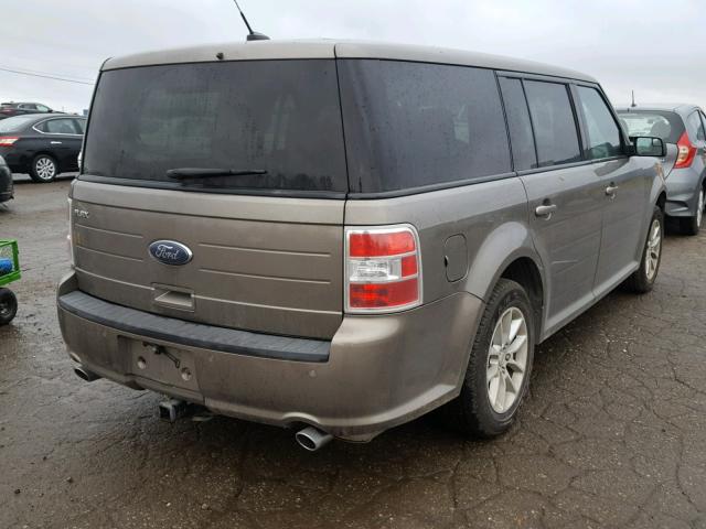 2FMGK5B81EBD40512 - 2014 FORD FLEX SE BROWN photo 4