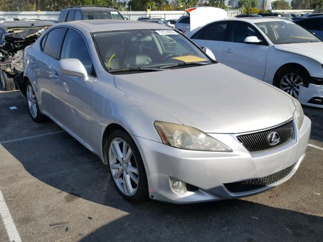 JTHBK262362010900 - 2006 LEXUS IS 250 SILVER photo 1