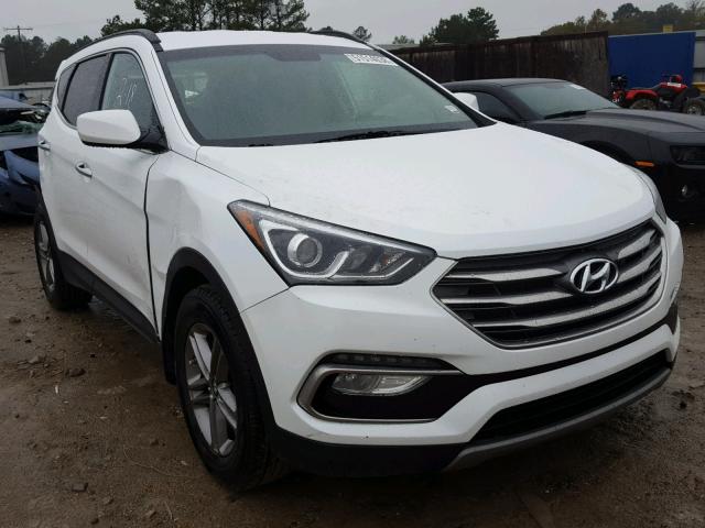 5NMZU3LB8HH002519 - 2017 HYUNDAI SANTA FE S WHITE photo 1