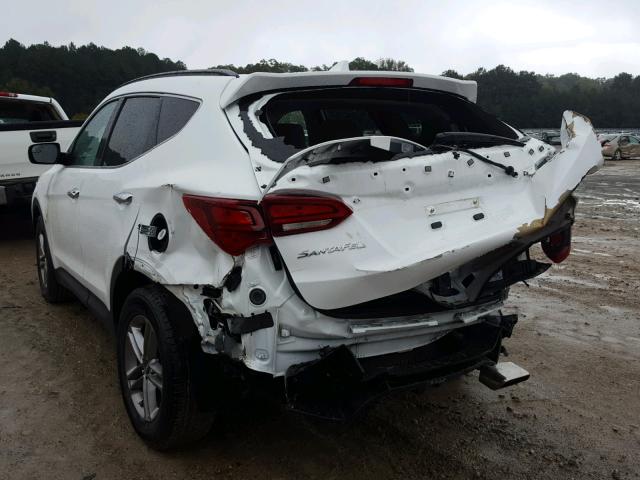 5NMZU3LB8HH002519 - 2017 HYUNDAI SANTA FE S WHITE photo 3