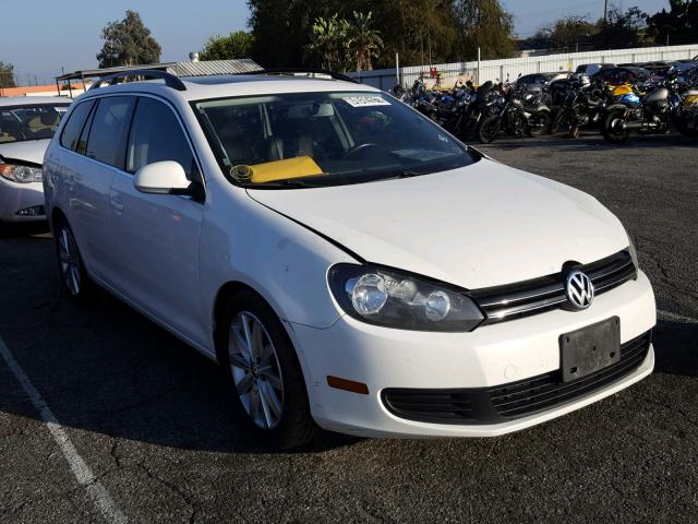 3VWML7AJ1BM651725 - 2011 VOLKSWAGEN JETTA TDI WHITE photo 1