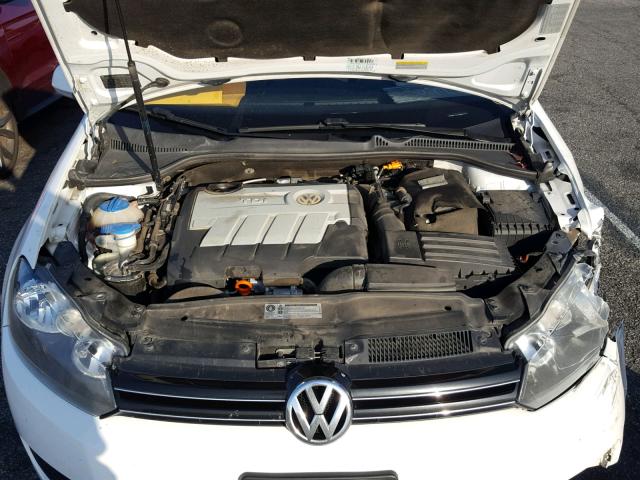 3VWML7AJ1BM651725 - 2011 VOLKSWAGEN JETTA TDI WHITE photo 7