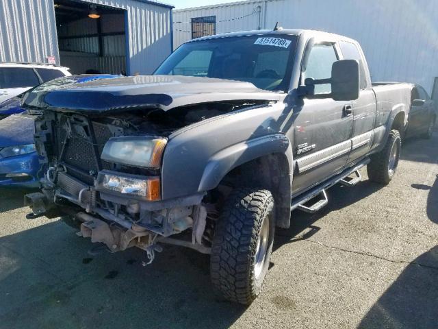 1GCHK29D67E111468 - 2007 CHEVROLET SILVERADO CHARCOAL photo 2