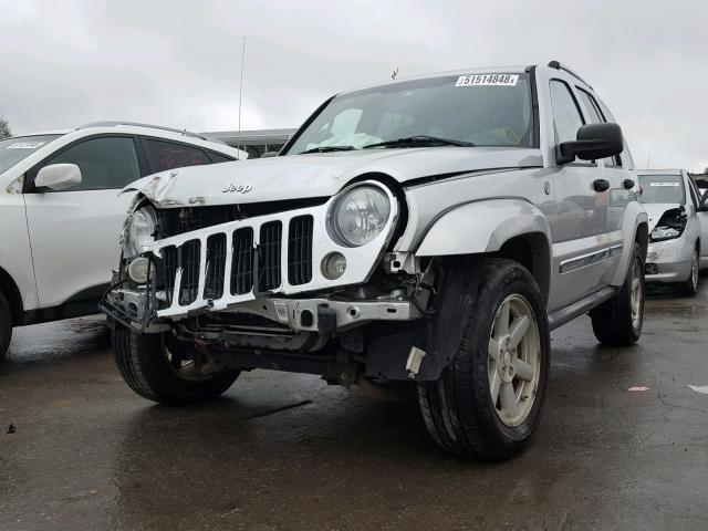 1J4GL58K86W142282 - 2006 JEEP LIBERTY LI SILVER photo 2