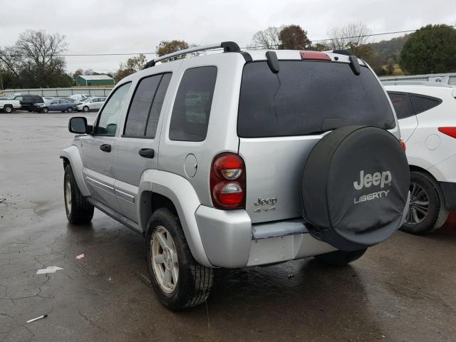 1J4GL58K86W142282 - 2006 JEEP LIBERTY LI SILVER photo 3