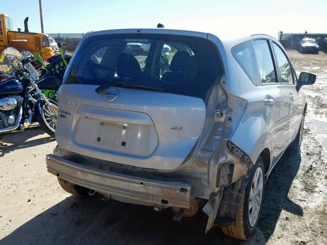 3N1CE2CP8KL359673 - 2019 NISSAN VERSA NOTE SILVER photo 4