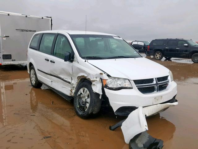 2C4RDGBG2ER303003 - 2014 DODGE GRAND CARA WHITE photo 1