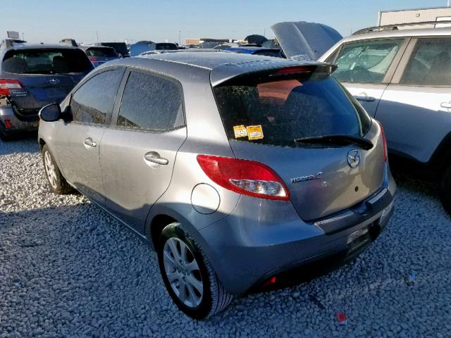 JM1DE1LY5C0135988 - 2012 MAZDA MAZDA2 GRAY photo 3