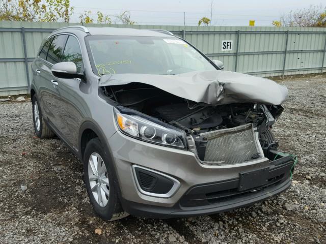 5XYPGDA59HG223459 - 2017 KIA SORENTO LX GRAY photo 1