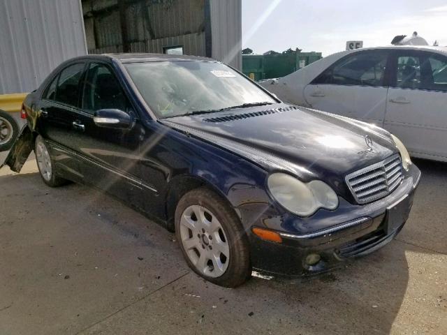 WDBRF54H16F824452 - 2006 MERCEDES-BENZ C 280 BLACK photo 1