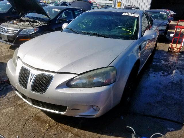 2G2WC58C861182657 - 2006 PONTIAC GRAND PRIX GRAY photo 2