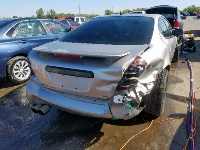 2G2WC58C861182657 - 2006 PONTIAC GRAND PRIX GRAY photo 4