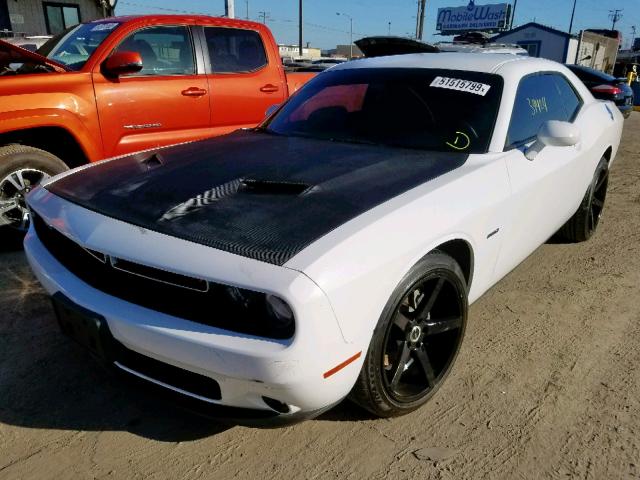 2C3CDZBT7HH658620 - 2017 DODGE CHALLENGER WHITE photo 2