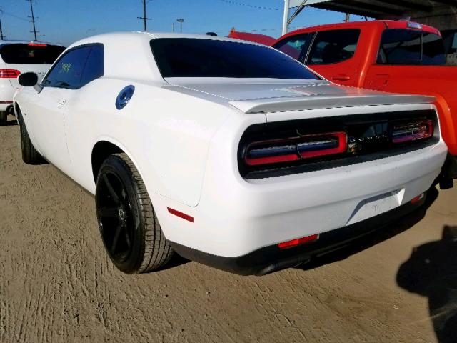 2C3CDZBT7HH658620 - 2017 DODGE CHALLENGER WHITE photo 3