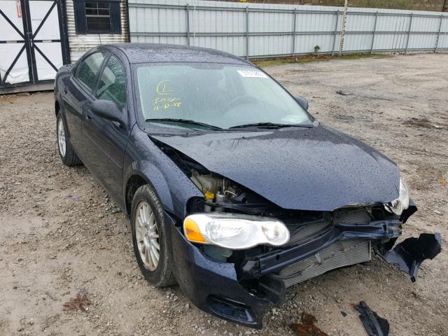 1C3EL46X44N408345 - 2004 CHRYSLER SEBRING LX BLUE photo 1