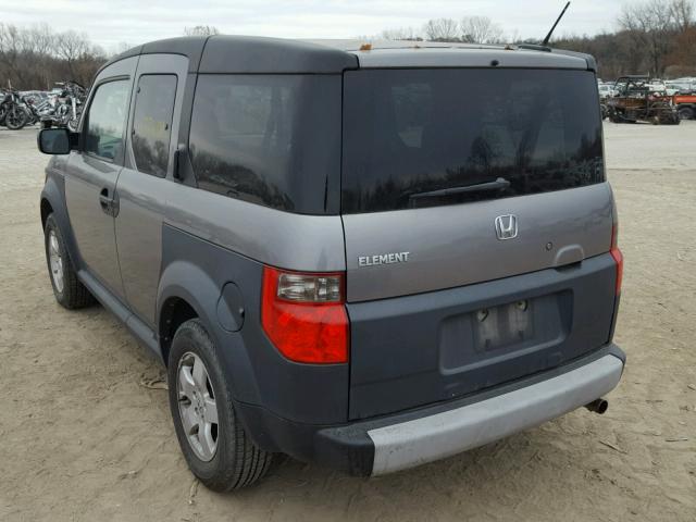 5J6YH18695L008009 - 2005 HONDA ELEMENT EX GRAY photo 3