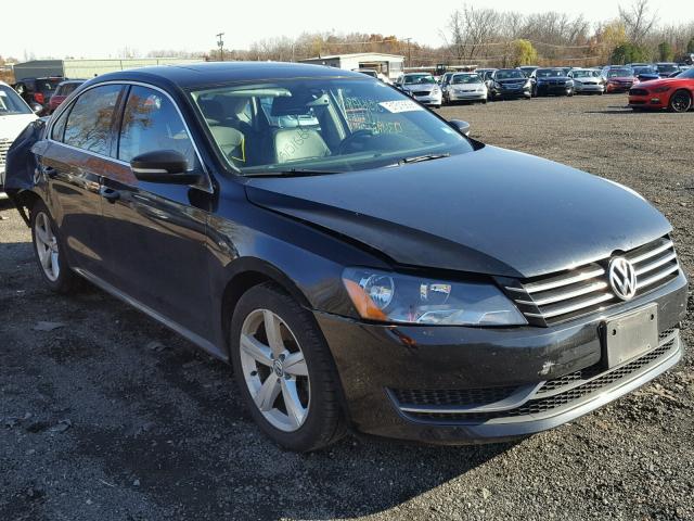 1VWBP7A33DC143600 - 2013 VOLKSWAGEN PASSAT SE BLACK photo 1