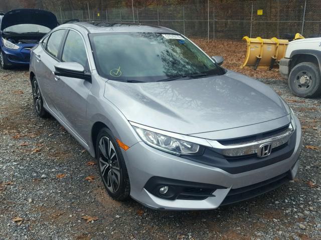 19XFC1F7XHE208482 - 2017 HONDA CIVIC EXL SILVER photo 1