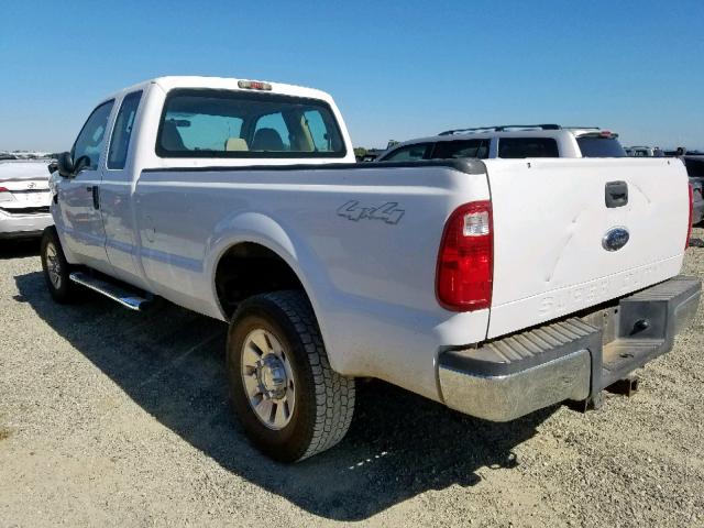 1FTWX31R18ED22326 - 2008 FORD F350 SRW S WHITE photo 3