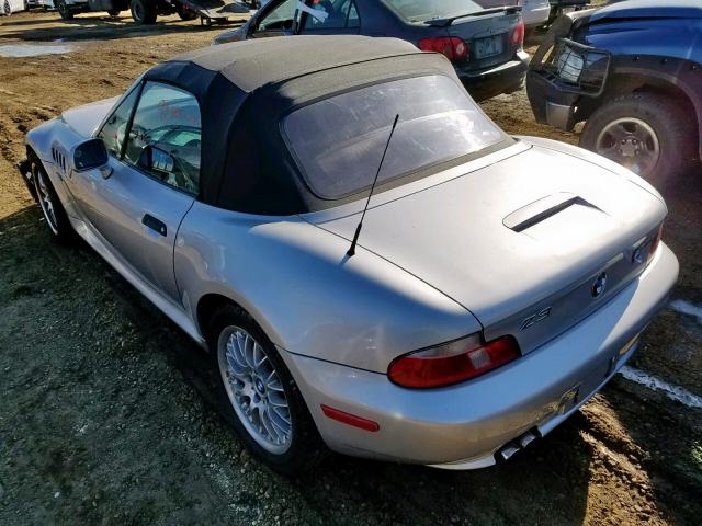 WBACN53451LJ58681 - 2001 BMW Z3 3.0 SILVER photo 3