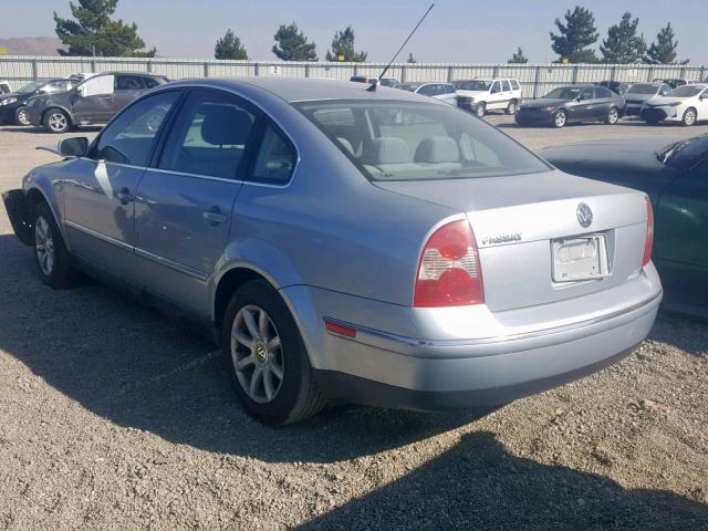 WVWPD63B04E137502 - 2004 VOLKSWAGEN PASSAT GLS SILVER photo 3