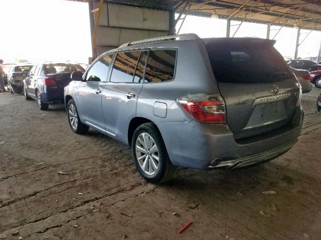 JTEEW41AX82000618 - 2008 TOYOTA HIGHLANDER GRAY photo 3