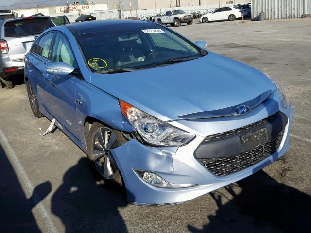 KMHEC4A49CA039914 - 2012 HYUNDAI SONATA HYB BLUE photo 1