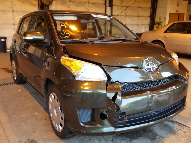 JTKKU4B44C1026127 - 2012 TOYOTA SCION XD GREEN photo 1