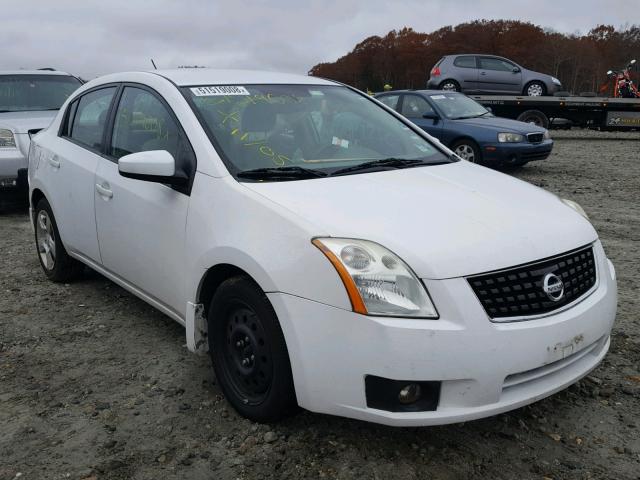 3N1AB61E48L740650 - 2008 NISSAN SENTRA 2.0 WHITE photo 1