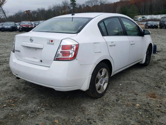 3N1AB61E48L740650 - 2008 NISSAN SENTRA 2.0 WHITE photo 4