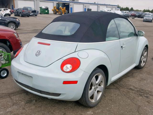 3VWSF31Y06M306471 - 2006 VOLKSWAGEN NEW BEETLE ლურჯი ფოტო 4