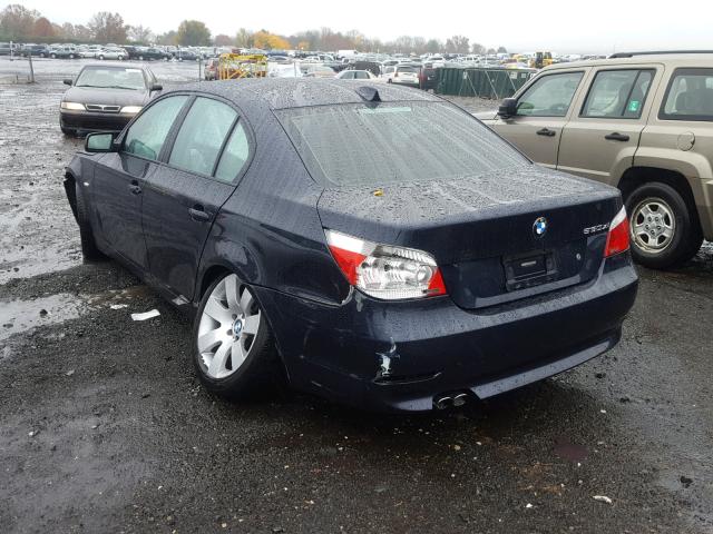 WBANF73556CC34369 - 2006 BMW 530 XI BLUE photo 3