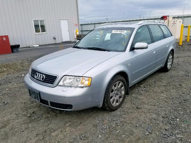 WAUDA34B0XN017659 - 1999 AUDI A6 AVANT Q SILVER photo 2