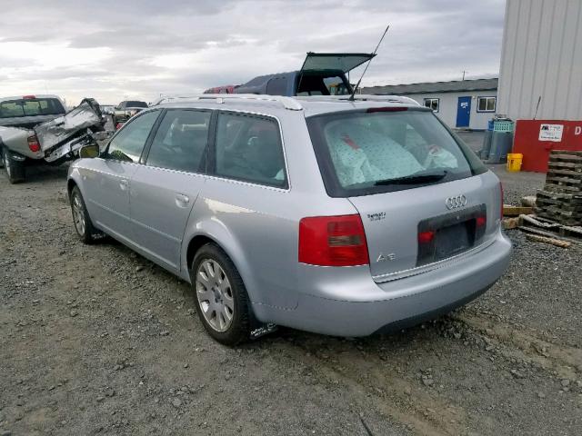 WAUDA34B0XN017659 - 1999 AUDI A6 AVANT Q SILVER photo 3